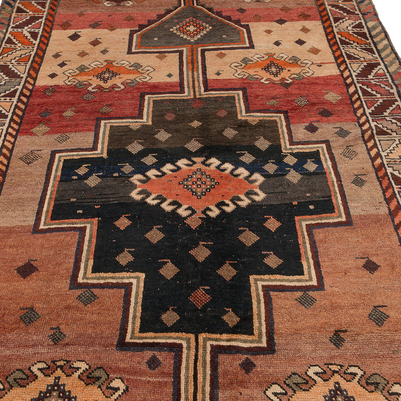 Vintage Turkish Hand-Knotted Rug - 5' 2" x 9' 3" (62" x 111") - K0086864