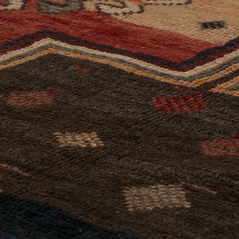 Vintage Turkish Hand-Knotted Rug - 5' 2" x 9' 3" (62" x 111") - K0086864
