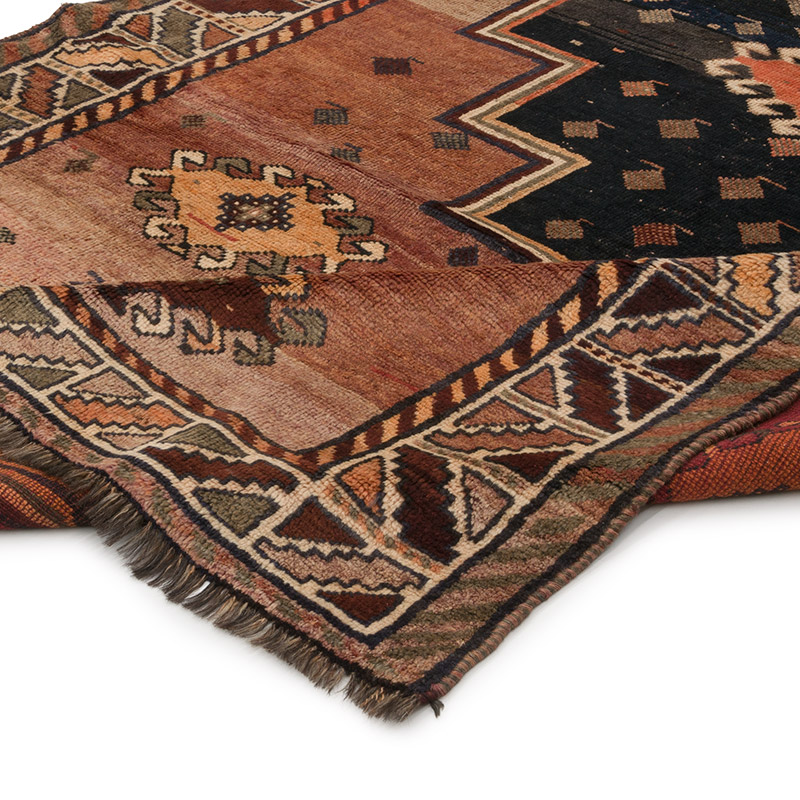 Vintage Turkish Hand-Knotted Rug - 5' 2" x 9' 3" (62" x 111") - K0086864