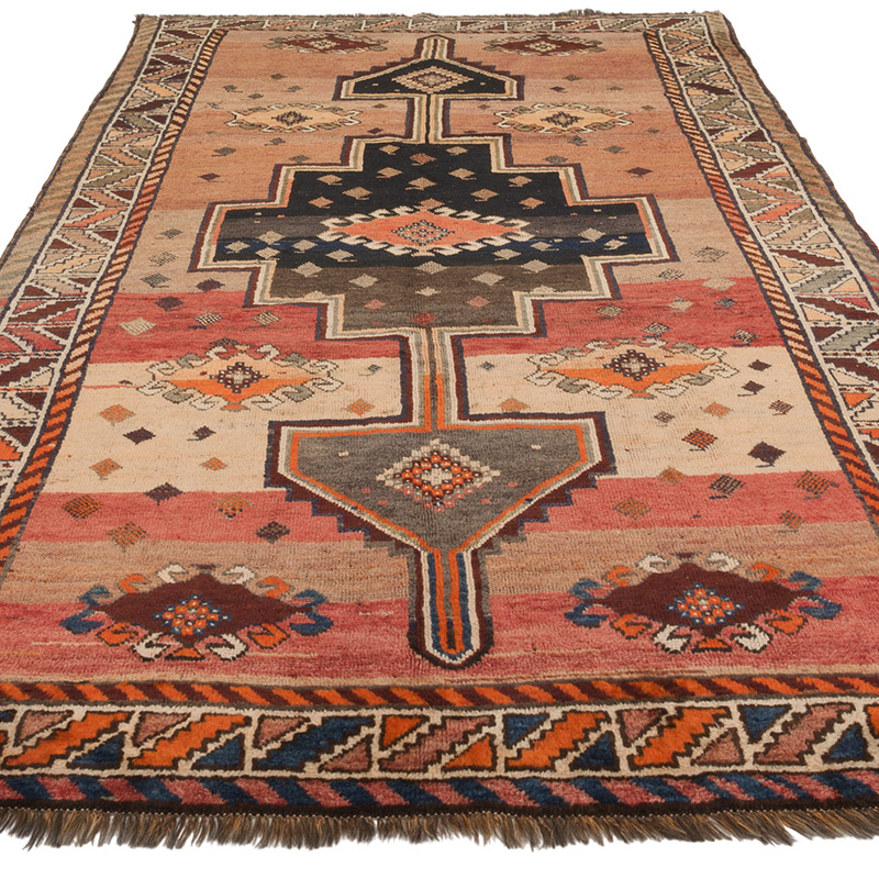 Vintage Turkish Hand-Knotted Rug - 5' 2" x 9' 3" (62" x 111") - K0086864