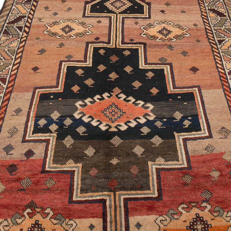 Vintage Turkish Hand-Knotted Rug - 5' 2" x 9' 3" (62" x 111") - K0086864