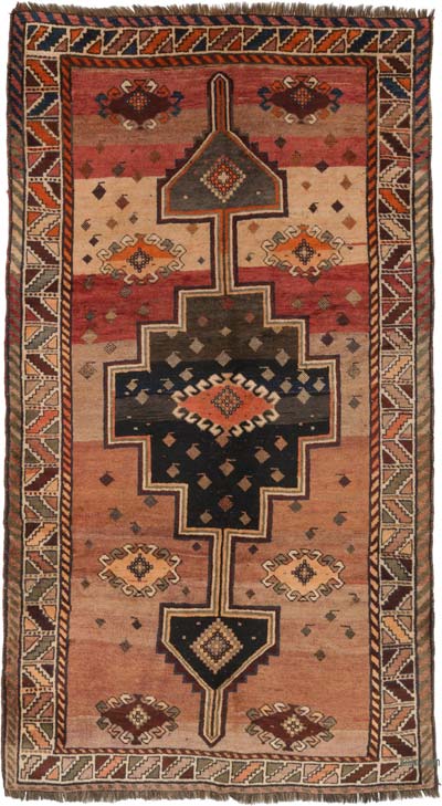 Alfombra Vintage Turca Anudada a Mano - 157 cm x 283 cm