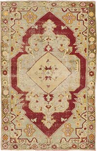 El Dokuma Vintage Hali - 140 cm x 214 cm