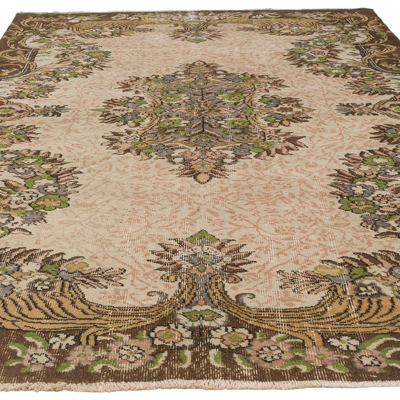 Vintage Turkish Hand-Knotted Rug - 6' 2" x 9' 4" (74" x 112") - K0086869