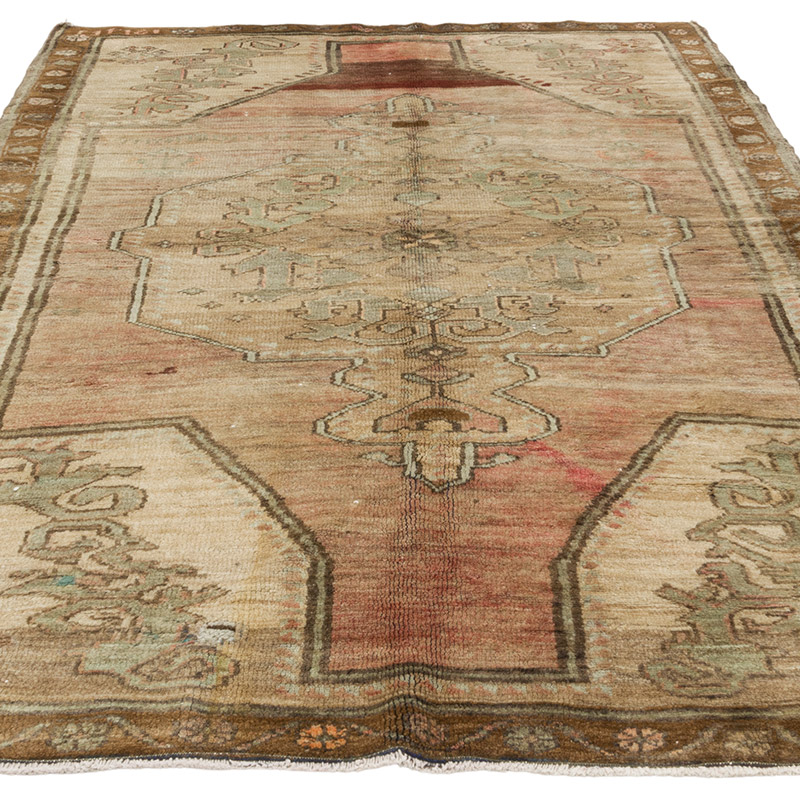 Vintage Turkish Hand-Knotted Rug - 5' 2" x 8' 6" (62" x 102") - K0086871