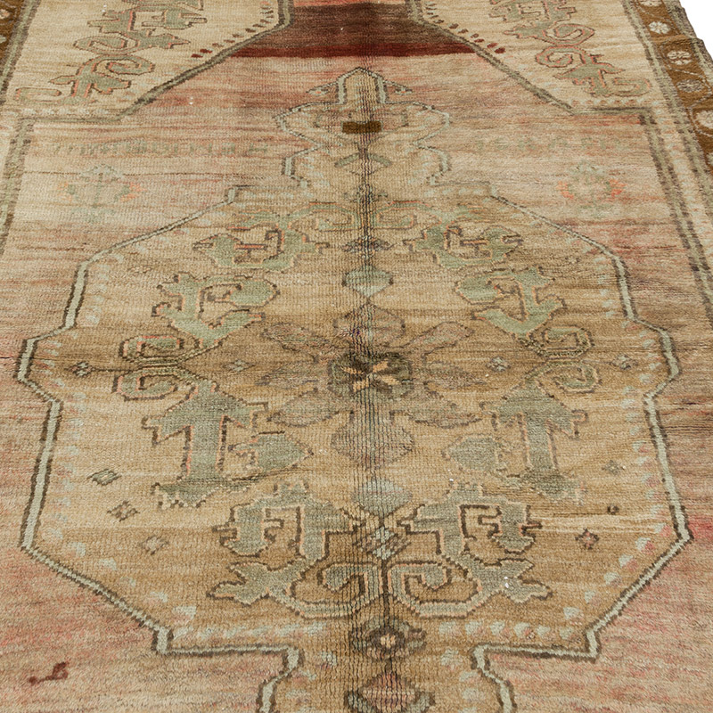 Vintage Turkish Hand-Knotted Rug - 5' 2" x 8' 6" (62" x 102") - K0086871