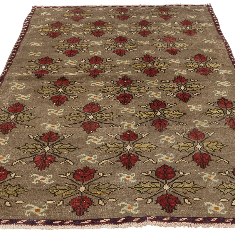 El Dokuma Vintage Halı - 119 cm x 203 cm - K0086873