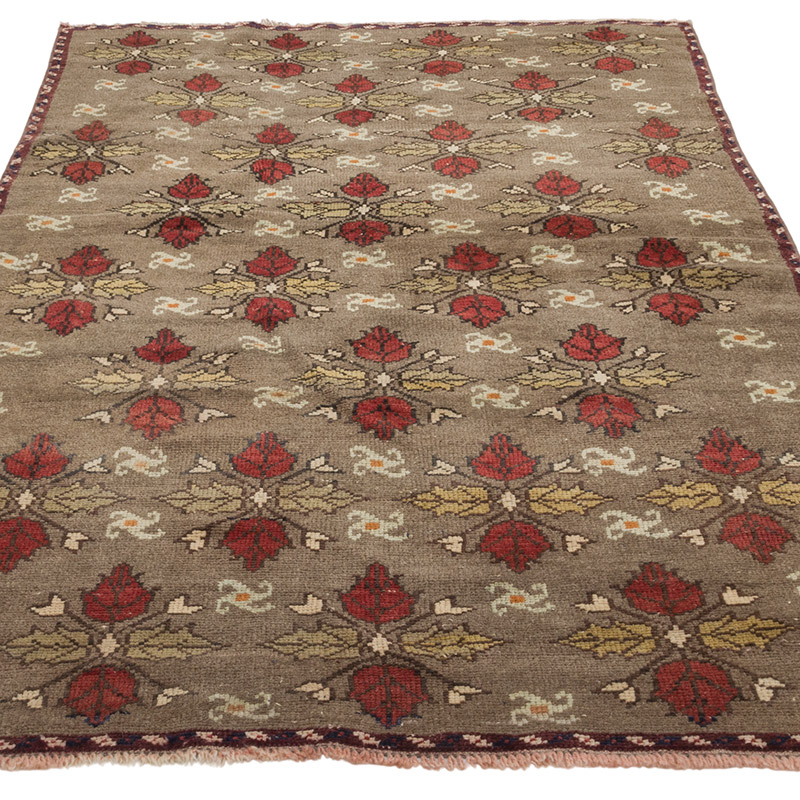 El Dokuma Vintage Halı - 119 cm x 203 cm - K0086873