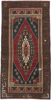 El Dokuma Vintage Hali - 122 cm x 234 cm