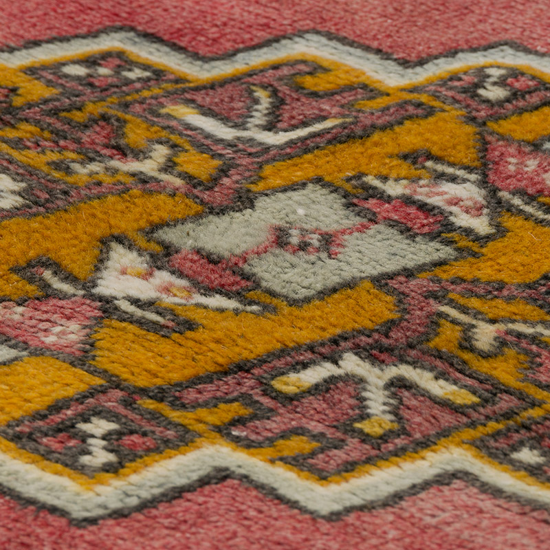 Alfombra Vintage Turca Anudada a Mano - 115 cm x 208 cm - K0086875