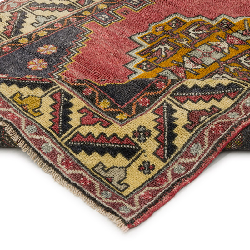 Alfombra Vintage Turca Anudada a Mano - 115 cm x 208 cm - K0086875