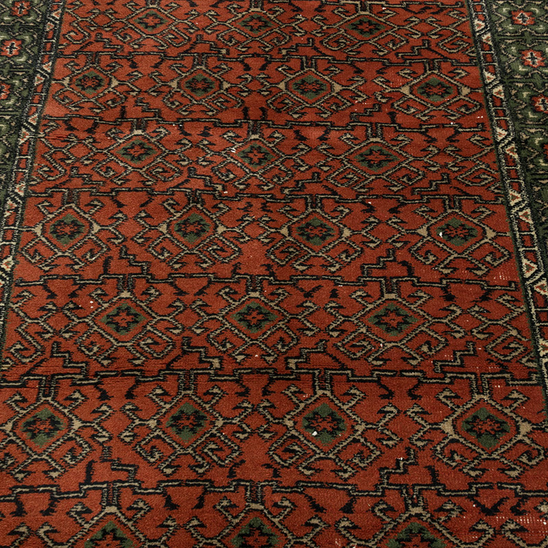 Alfombra Vintage Turca Anudada a Mano - 107 cm x 180 cm - K0086876