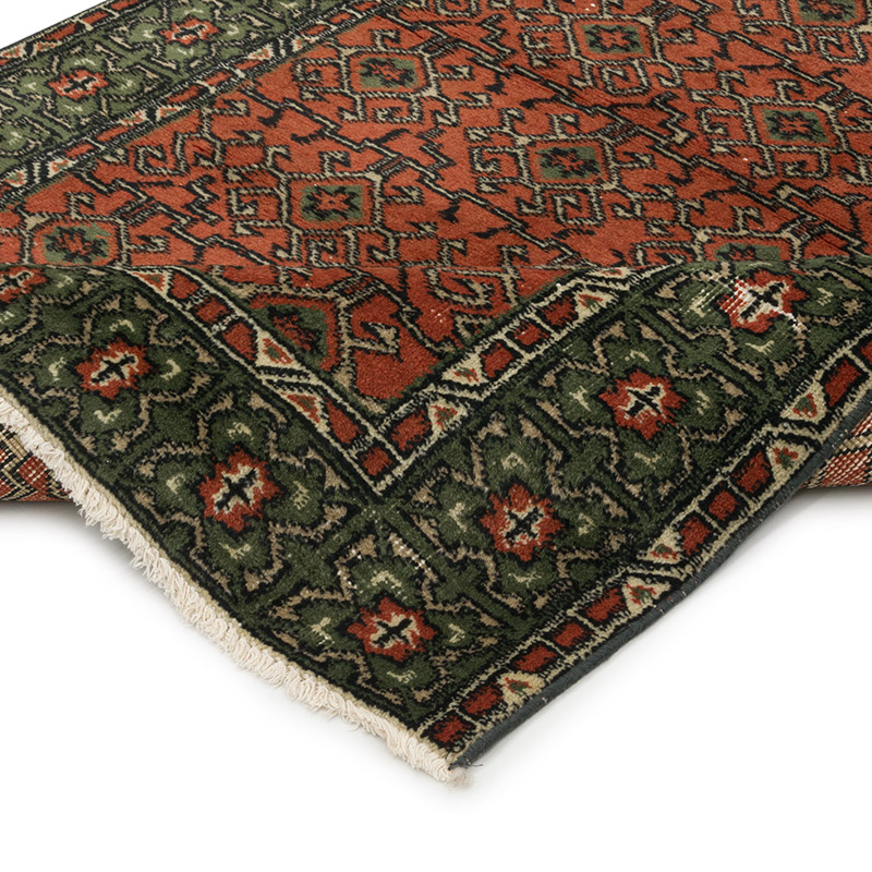 Alfombra Vintage Turca Anudada a Mano - 107 cm x 180 cm - K0086876