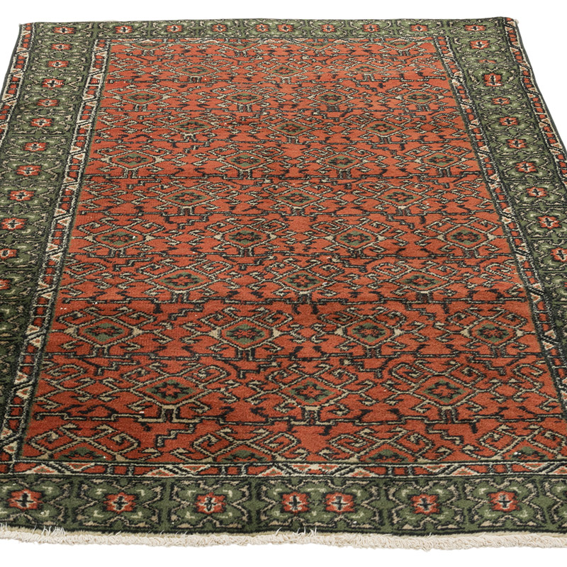 Alfombra Vintage Turca Anudada a Mano - 107 cm x 180 cm - K0086876