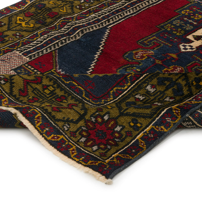 El Dokuma Vintage Halı - 100 cm x 210 cm - K0086879