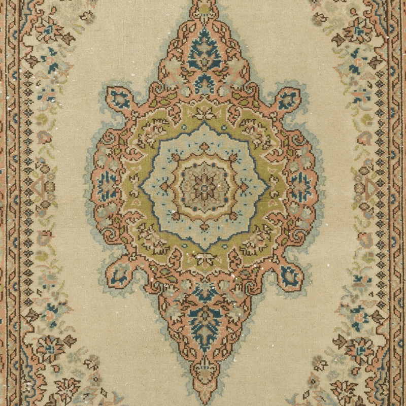 El Dokuma Vintage Halı - 96 cm x 176 cm - K0086880