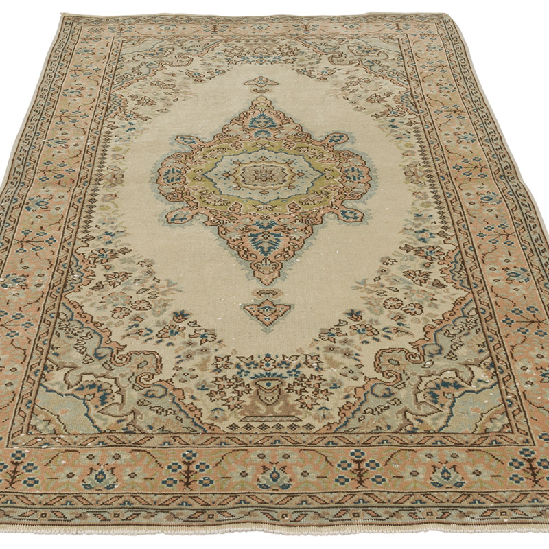 El Dokuma Vintage Halı - 96 cm x 176 cm - K0086880