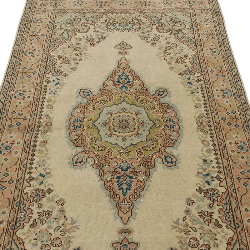 El Dokuma Vintage Halı - 96 cm x 176 cm - K0086880