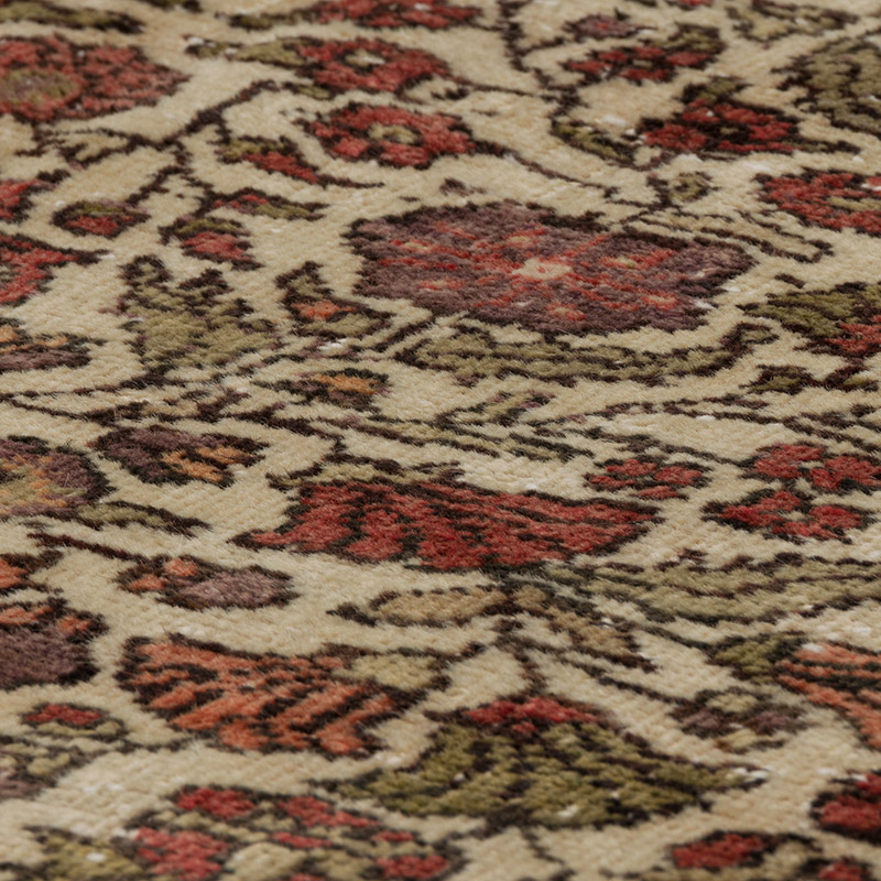 Vintage Turkish Hand-Knotted Rug - 4' 9" x 7' 4" (57" x 88") - K0086881