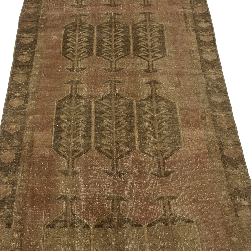 Alfombra Vintage Turca Anudada a Mano - 95 cm x 198 cm - K0086883
