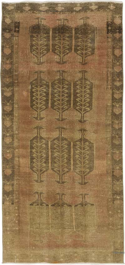 El Dokuma Vintage Halı - 95 cm x 198 cm