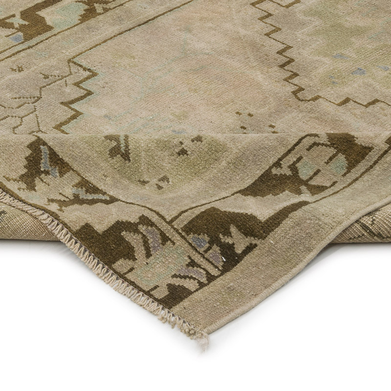 Alfombra Vintage Turca Anudada a Mano - 109 cm x 215 cm - K0086885