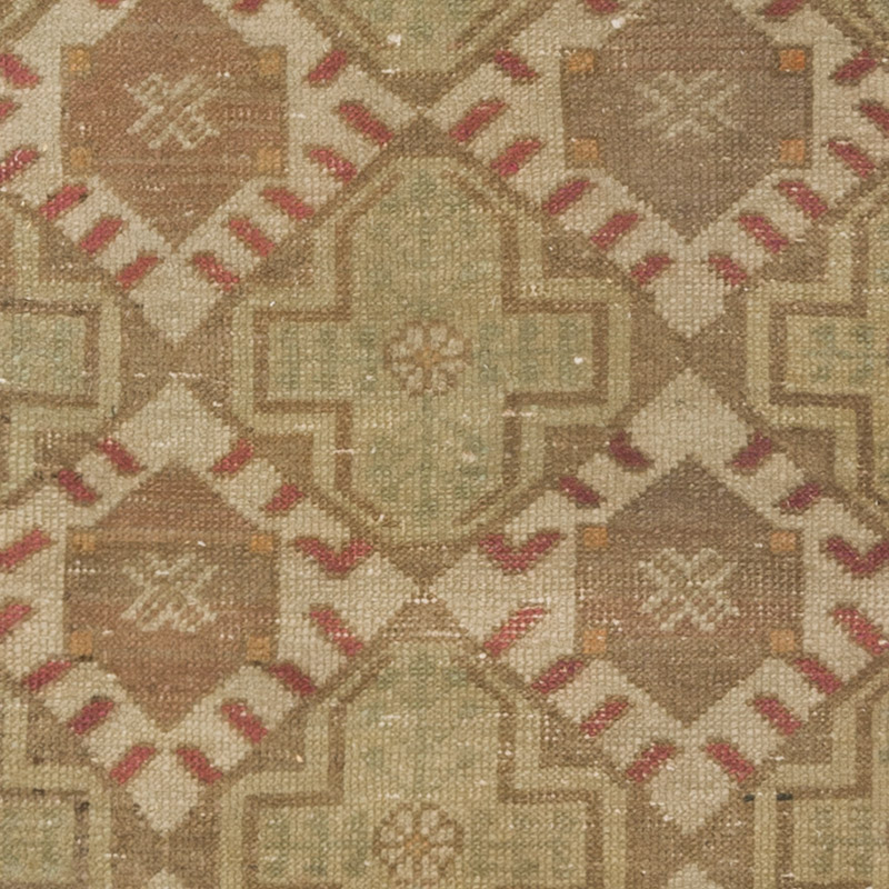 Vintage Turkish Hand-Knotted Runner - 2' 4" x 8' 7" (28" x 103") - K0086886
