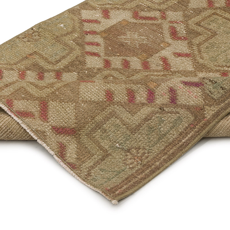 Vintage Turkish Hand-Knotted Runner - 2' 4" x 8' 7" (28" x 103") - K0086886