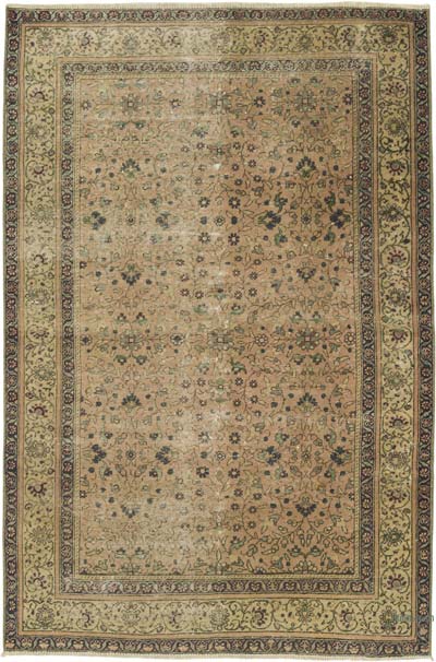 Alfombra Vintage Turca Anudada a Mano - 111 cm x 165 cm