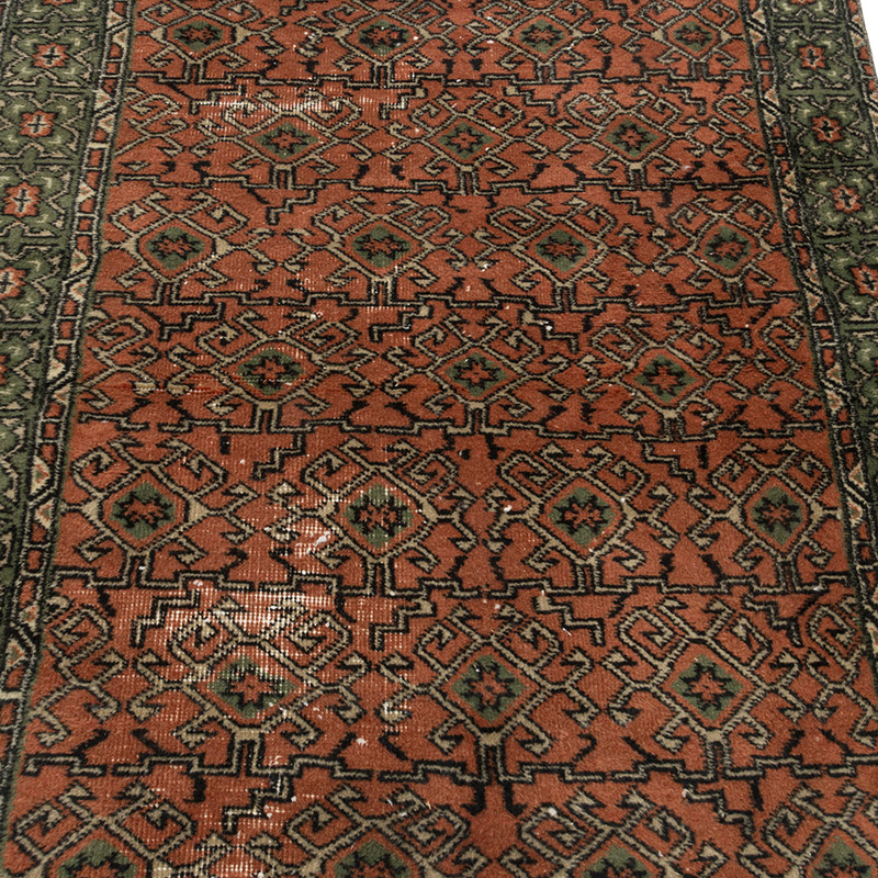 Vintage Turkish Hand-Knotted Rug - 3' 3" x 6' 1" (39" x 73") - K0086888