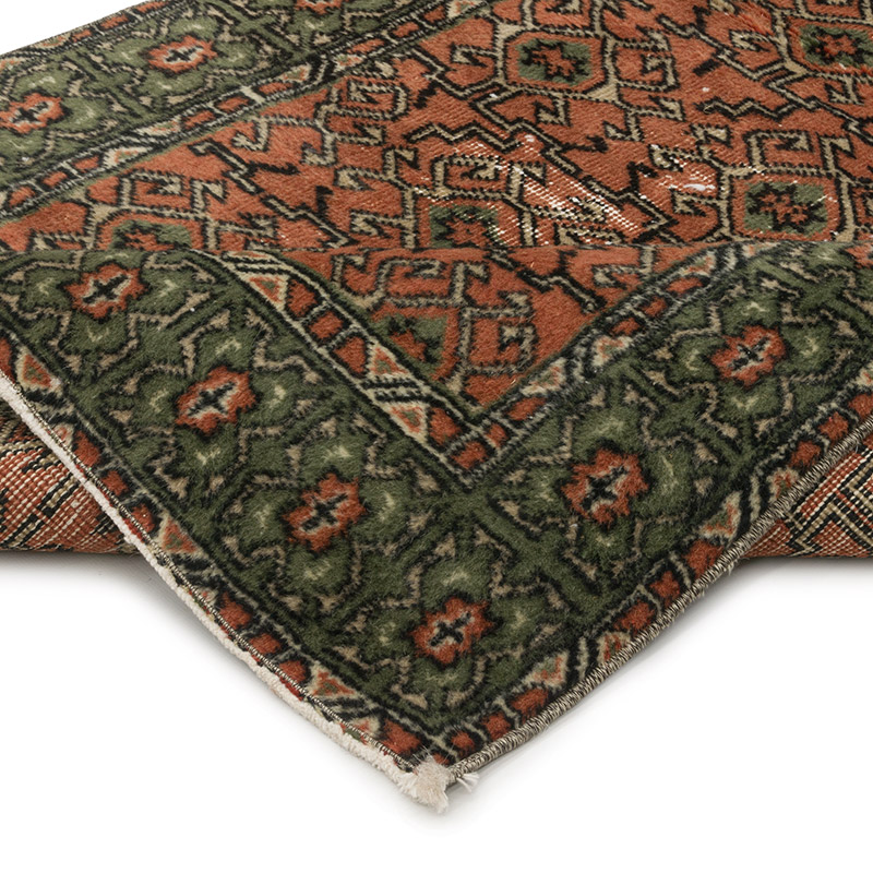 Vintage Turkish Hand-Knotted Rug - 3' 3" x 6' 1" (39" x 73") - K0086888