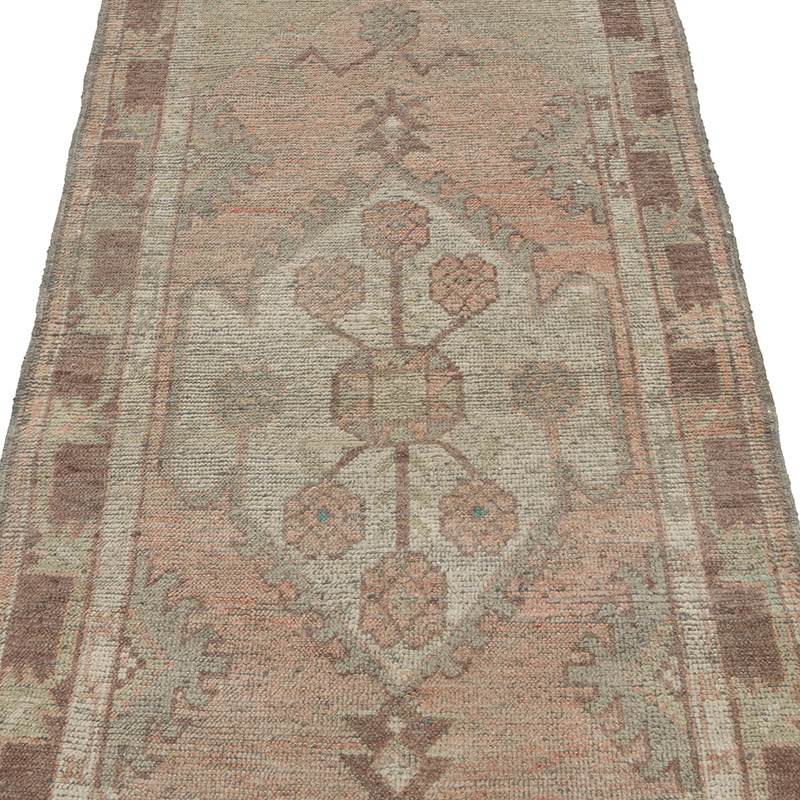 Alfombra Vintage Turca Anudada a Mano - 83 cm x 172 cm - K0086889