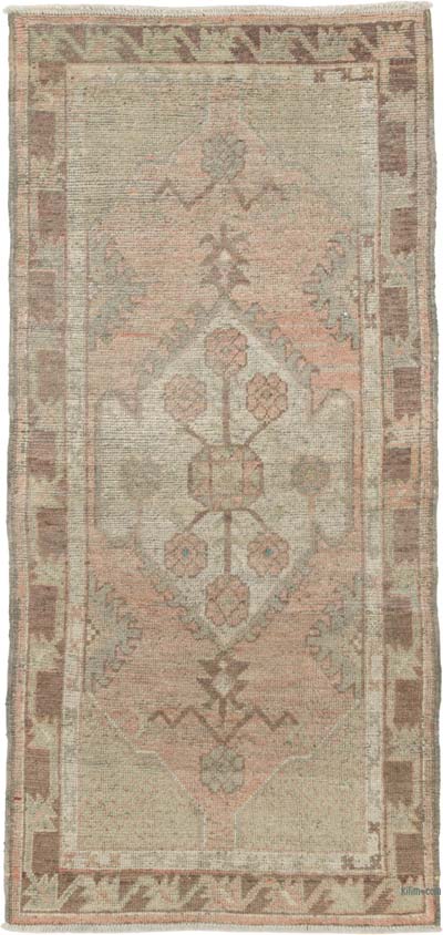 El Dokuma Vintage Halı - 83 cm x 172 cm