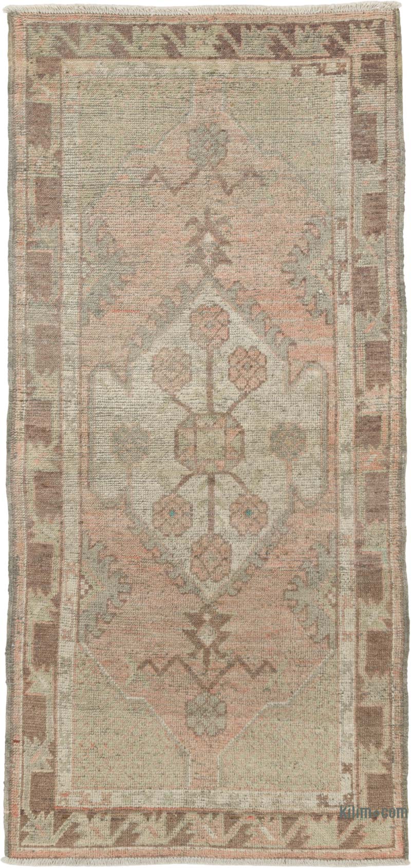 Alfombra Vintage Turca Anudada a Mano - 83 cm x 172 cm - K0086889