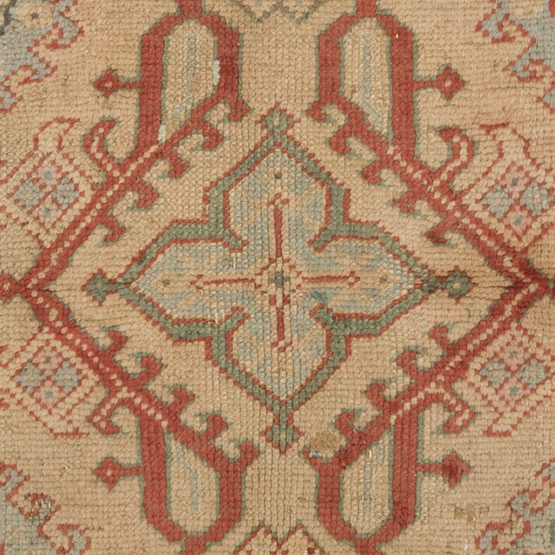 El Dokuma Vintage Halı - 98 cm x 110 cm - K0086892