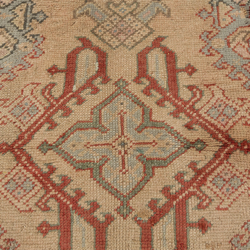 El Dokuma Vintage Halı - 98 cm x 110 cm - K0086892