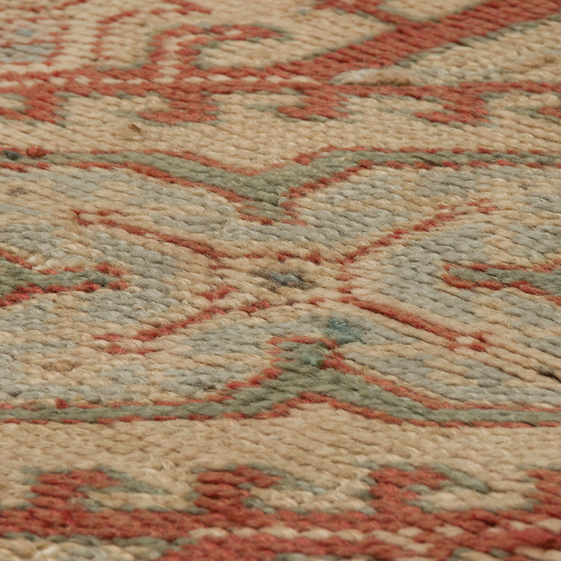 El Dokuma Vintage Halı - 98 cm x 110 cm - K0086892