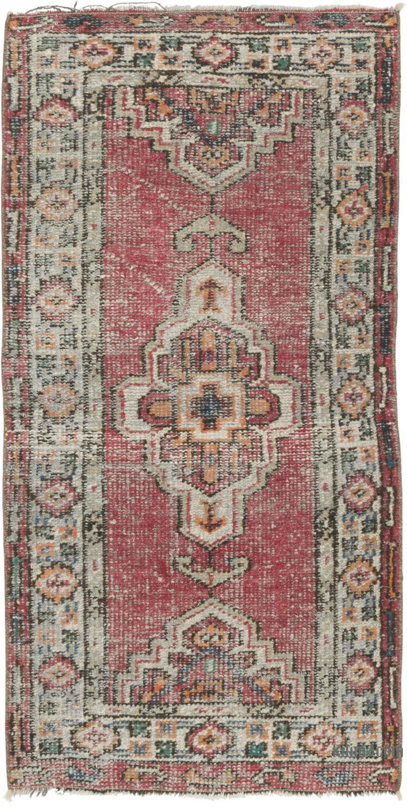 Vintage Turkish Hand-Knotted Rug - 2' 3" x 4' 5" (27" x 53") - K0086893