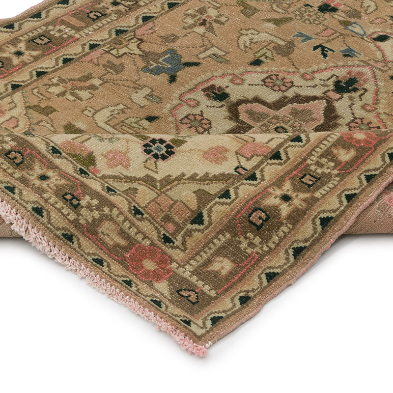 Alfombra Vintage Turca Anudada a Mano - 85 cm x 112 cm - K0086895