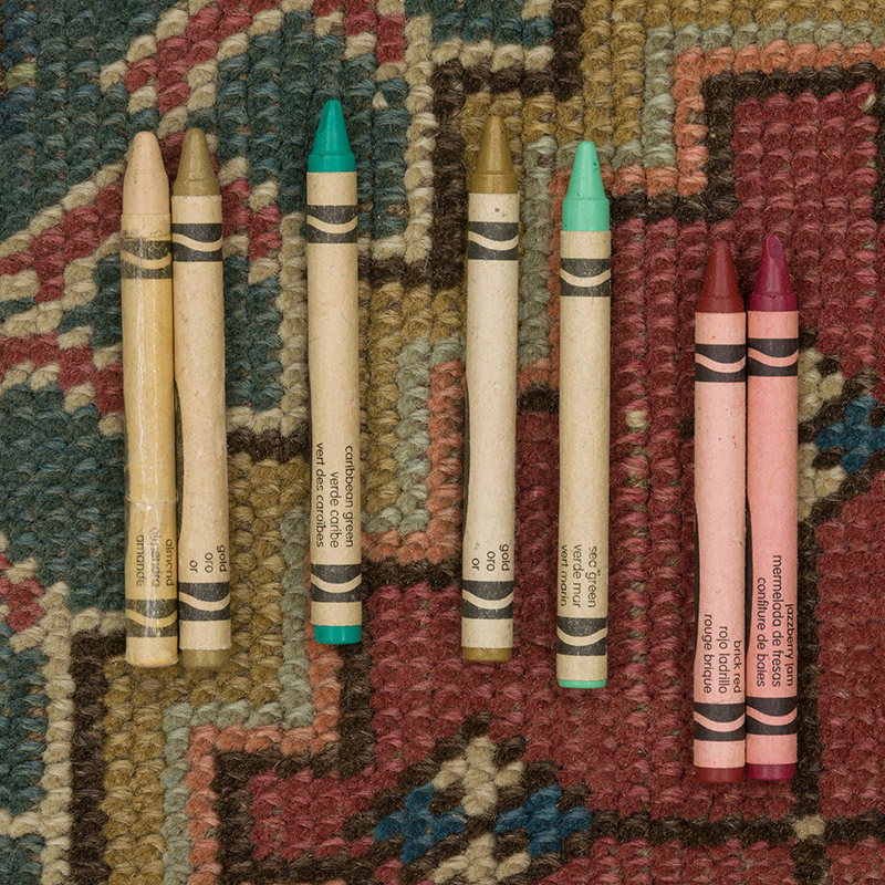 El Dokuma Vintage Halı - 89 cm x 102 cm - K0086896