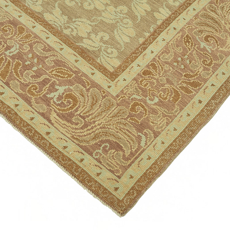 New Hand Knotted Wool Oushak Rug - 6' 8" x 10' 2" (80" x 122") - K0086901