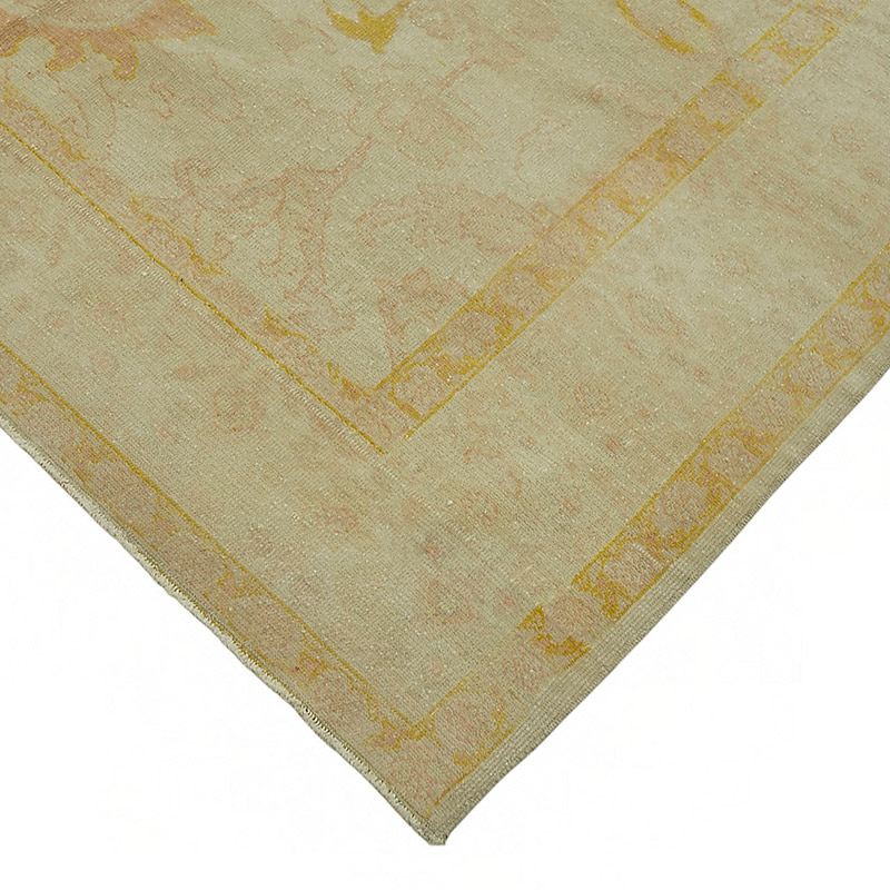 New Hand Knotted Wool Oushak Rug - 6' 2" x 8' 4" (74" x 100") - K0086906