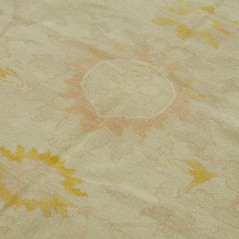 New Hand Knotted Wool Oushak Rug - 6' 2" x 8' 4" (74" x 100") - K0086906