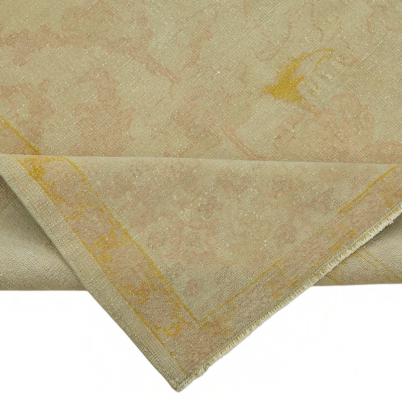 New Hand Knotted Wool Oushak Rug - 6' 2" x 8' 4" (74" x 100") - K0086906
