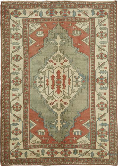 Yeni El Dokuma Usak Halisi - 204 cm x 277 cm