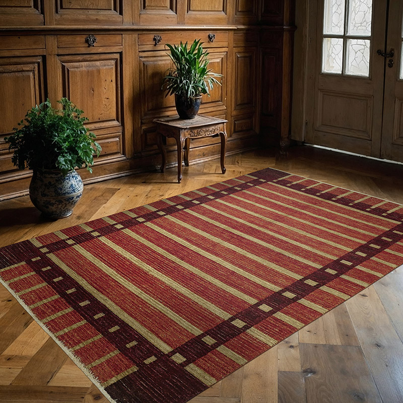 Nueva Alfombra Anudada a Mano - K0086911