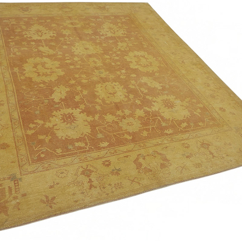 New Hand Knotted Wool Oushak Rug - 6' 10" x 8' 4" (82" x 100") - K0086912