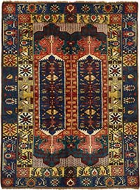 New Hand Knotted Wool Oushak Rug - 170 cm x 229 cm