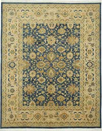 New Hand Knotted Wool Oushak Rug - 7' 11" x 10'  (95" x 120")