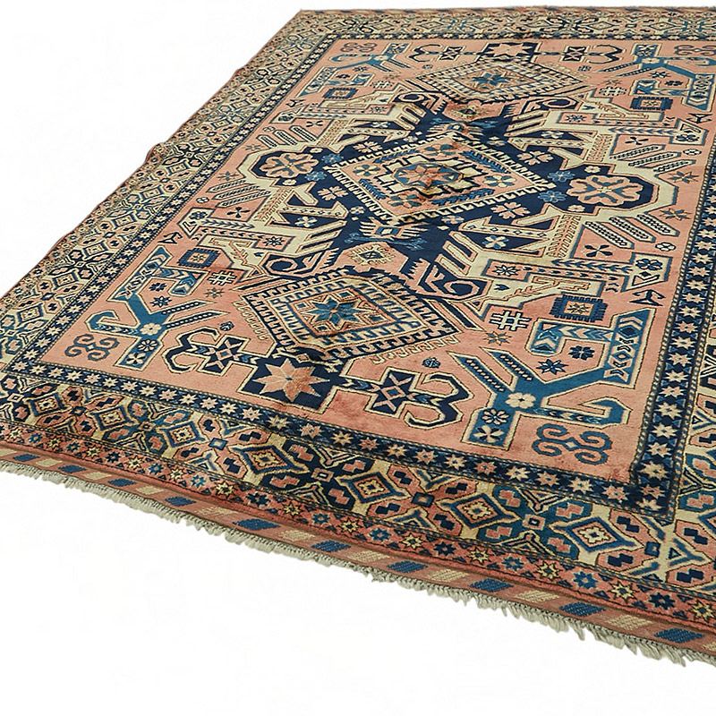 New Hand Knotted Wool Oushak Rug - 7' 1" x 8' 6" (85" x 102") - K0086919